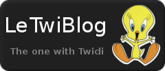 Le TwiBlog : The one with Twidi